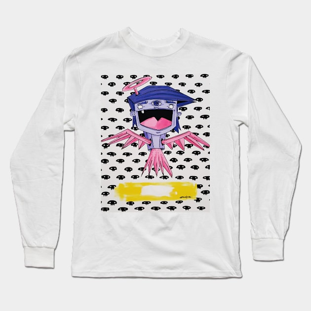 Angel Alone Long Sleeve T-Shirt by borisoa